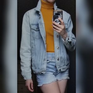 Yellow Sleeveless Turtleneck